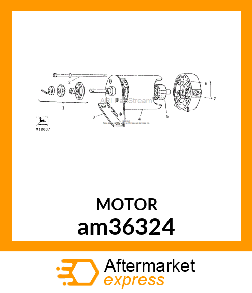 MOTOR, STARTER am36324