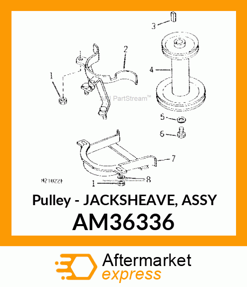 Pulley - JACKSHEAVE, ASSY AM36336