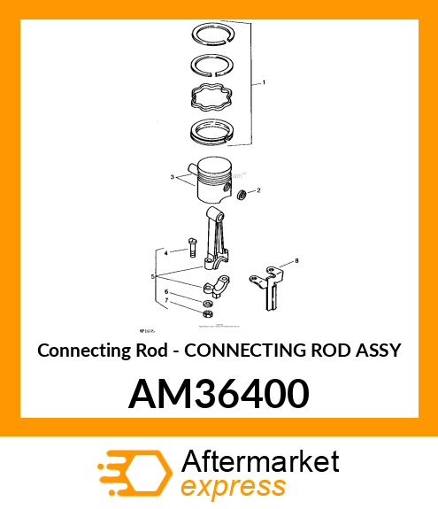 Connecting Rod - CONNECTING ROD ASSY AM36400