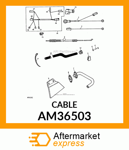 CONDUIT amp; CABLE ASSY AM36503