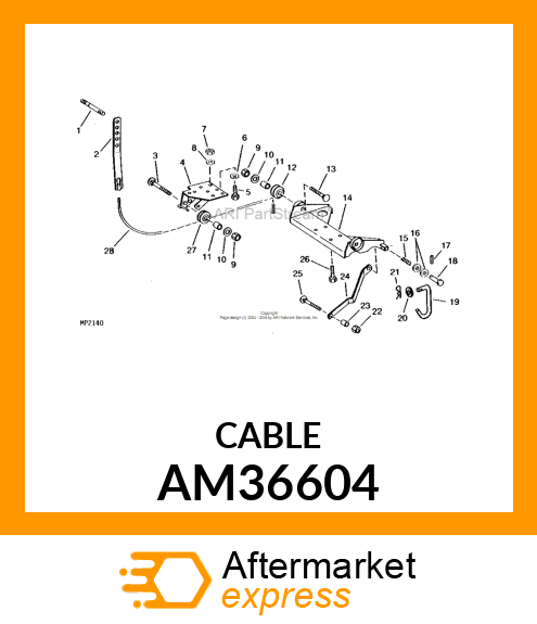 LIFT CABLE AM36604