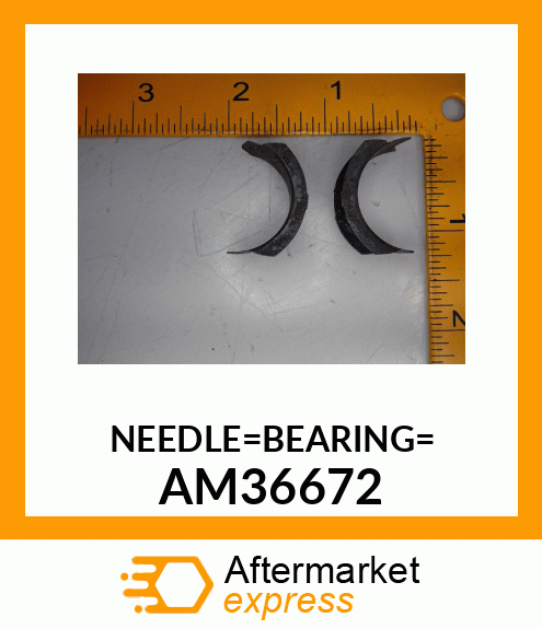 Spare part AM36672 + Needle Bearing