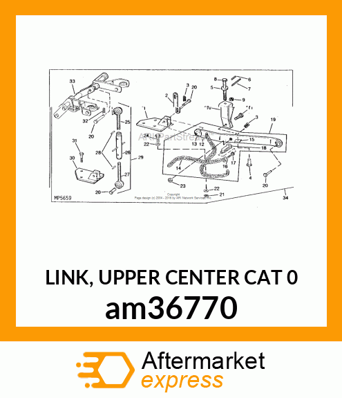 LINK, UPPER CENTER CAT 0 am36770