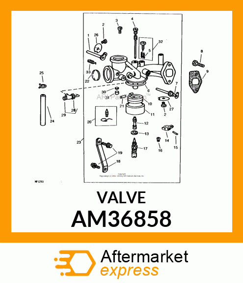 VALVE AM36858