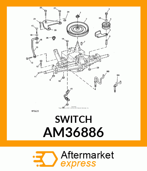 SWITCH, NEUTRAL START (N.O.) AM36886