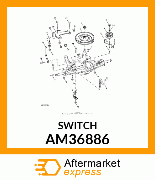 SWITCH, NEUTRAL START (N.O.) AM36886