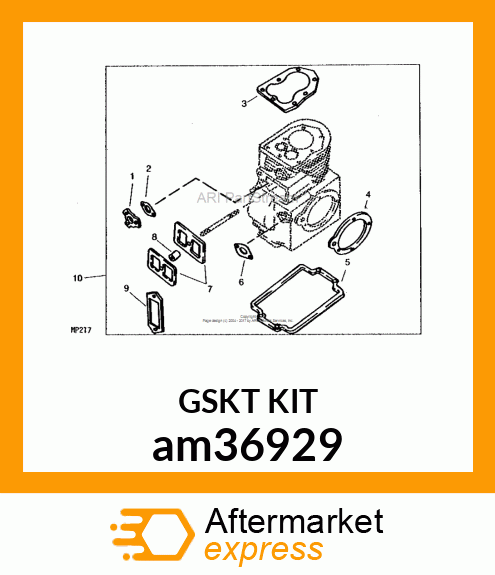 KIT, GASKET am36929