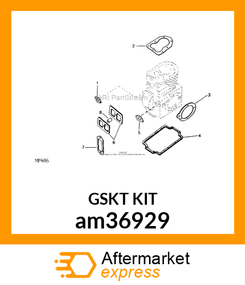 KIT, GASKET am36929