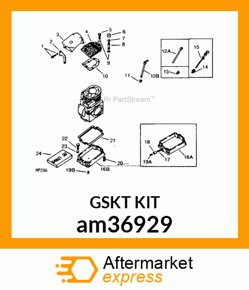 KIT, GASKET am36929