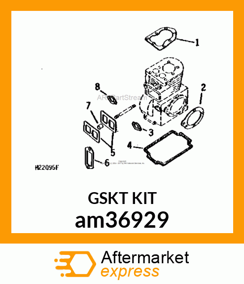 KIT, GASKET am36929