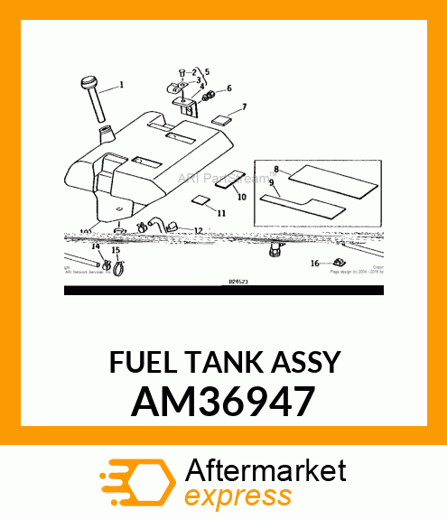 Fuel Tank AM36947