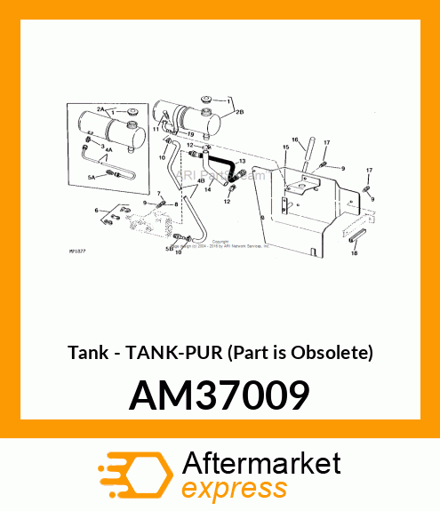 Tank - TANK-PUR (Part is Obsolete) AM37009