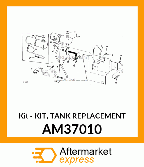 Kit - KIT, TANK REPLACEMENT AM37010