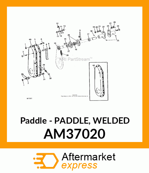 Paddle - PADDLE, WELDED AM37020