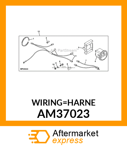 WIRING HARNESS ASSY AM37023