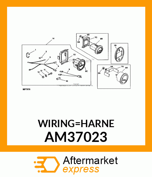 WIRING HARNESS ASSY AM37023