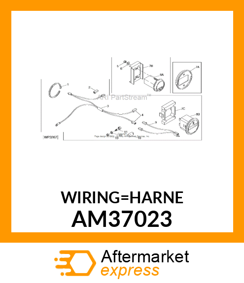 WIRING HARNESS ASSY AM37023