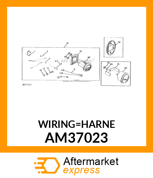 WIRING HARNESS ASSY AM37023