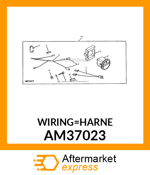 WIRING HARNESS ASSY AM37023