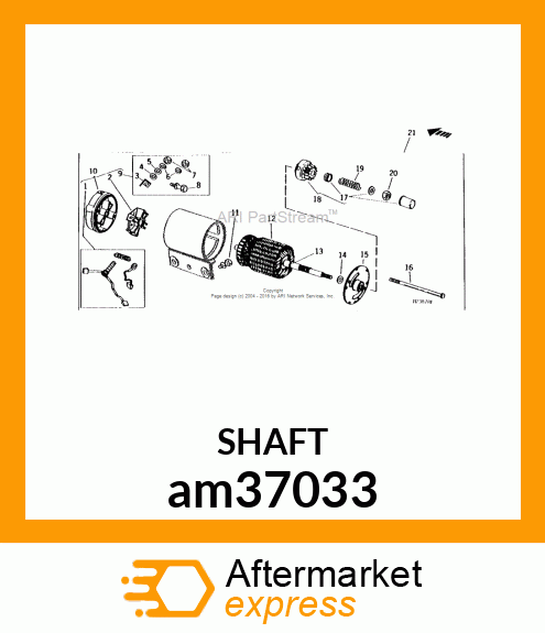 STARTER ASSEMBLY am37033