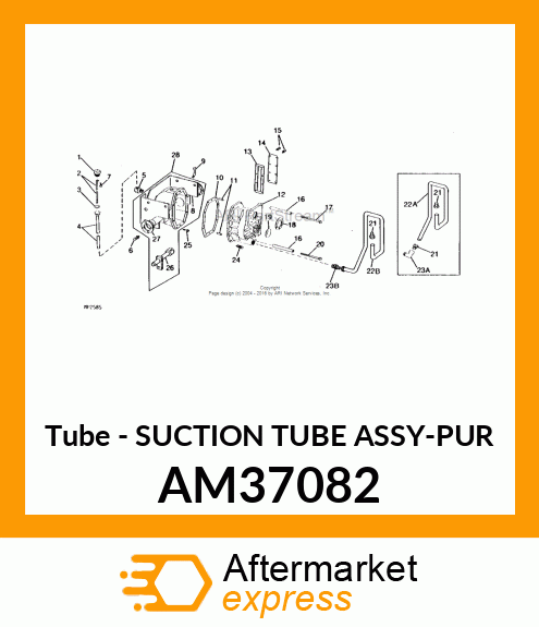 Tube - SUCTION TUBE ASSY-PUR AM37082