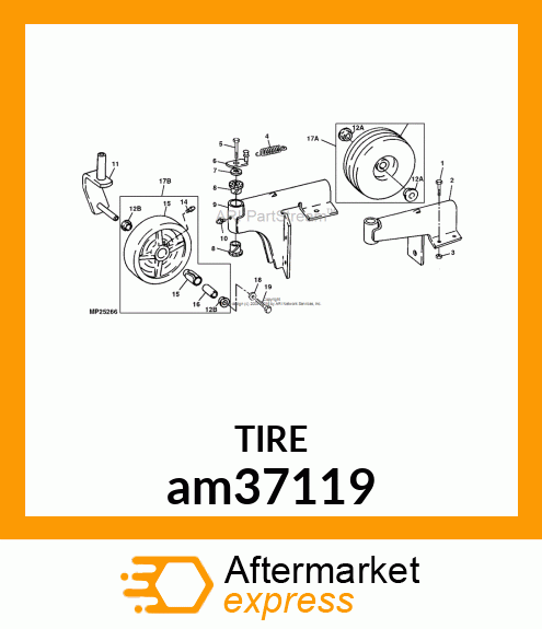 WHEEL, ANTI am37119