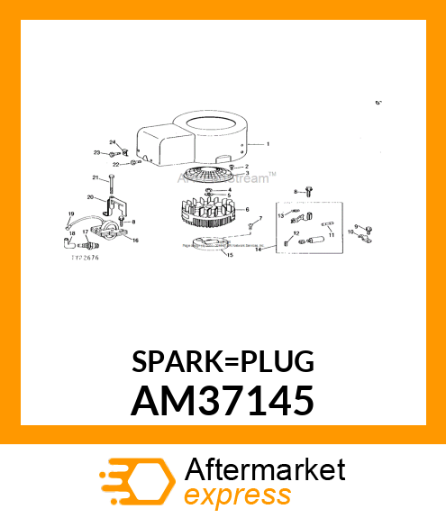 RJ17LM SPARK PLUG AM37145