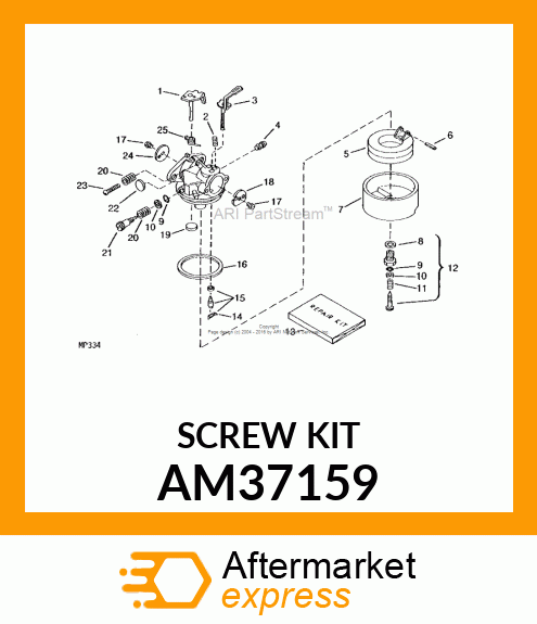 MAIN ADJUSTMENT SCREW ASSY AM37159