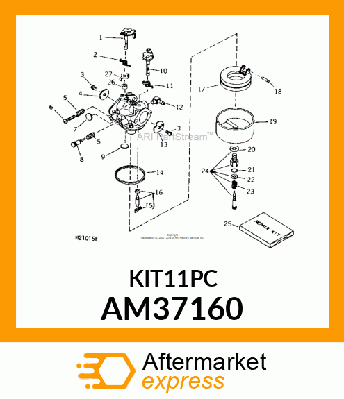 KIT, CARBURETOR REPAIR AM37160