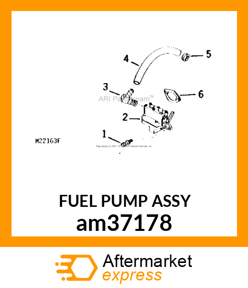 FUEL PUMP ASSY am37178