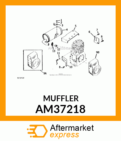 Muffler AM37218