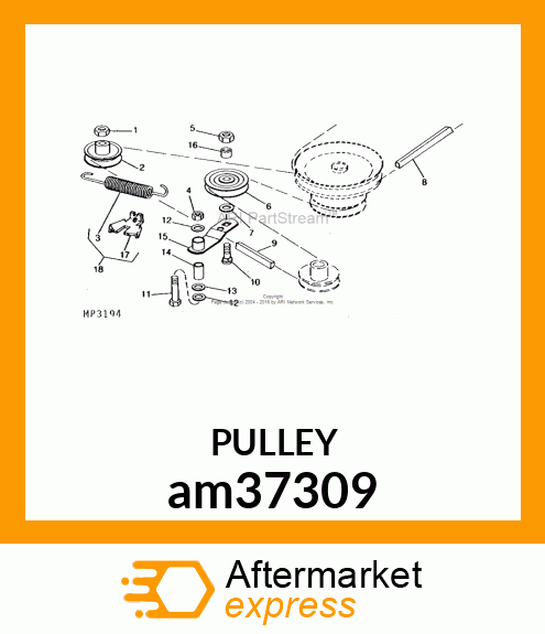 IDLER, SHEAVE, WELDED am37309