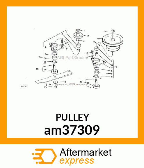 IDLER, SHEAVE, WELDED am37309