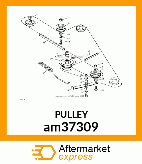 IDLER, SHEAVE, WELDED am37309