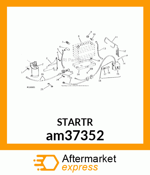 MOTOR, STARTER am37352