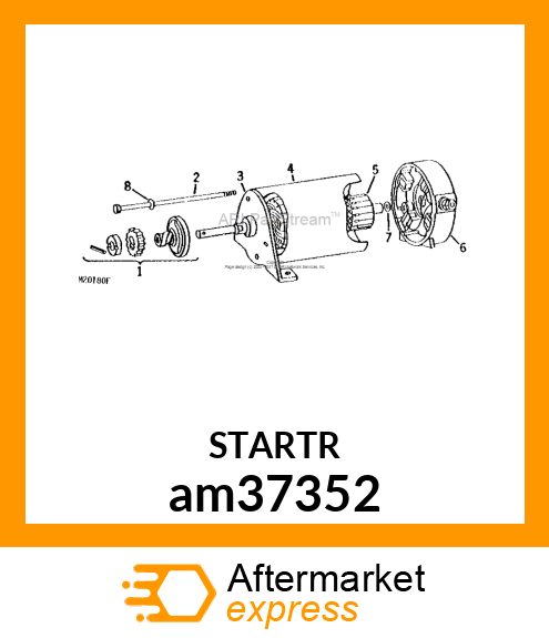 MOTOR, STARTER am37352