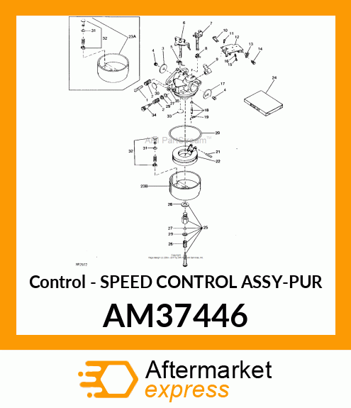 Control - SPEED CONTROL ASSY-PUR AM37446