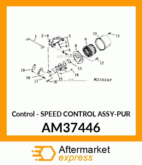 Control - SPEED CONTROL ASSY-PUR AM37446