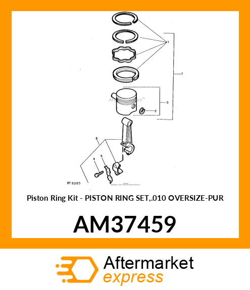 Kit Piston Ring AM37459