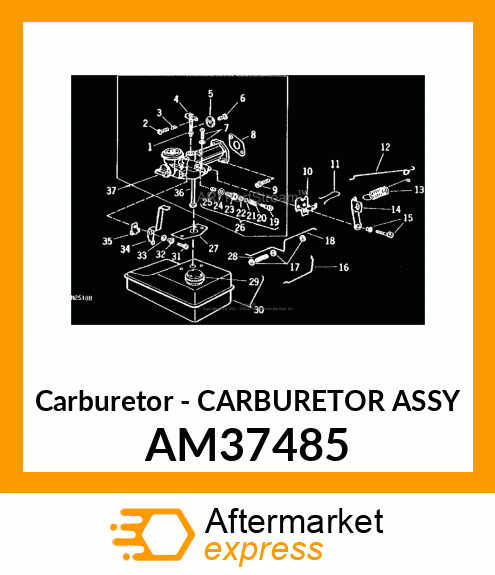 Carburetor - CARBURETOR ASSY AM37485