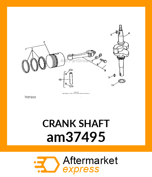 CRANKSHAFT am37495