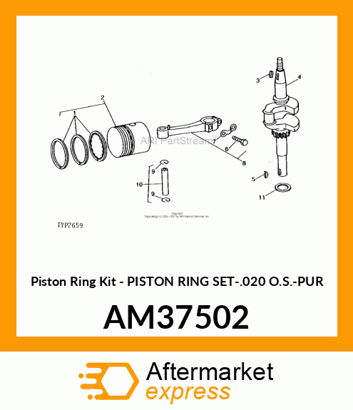 Piston Ring Kit AM37502