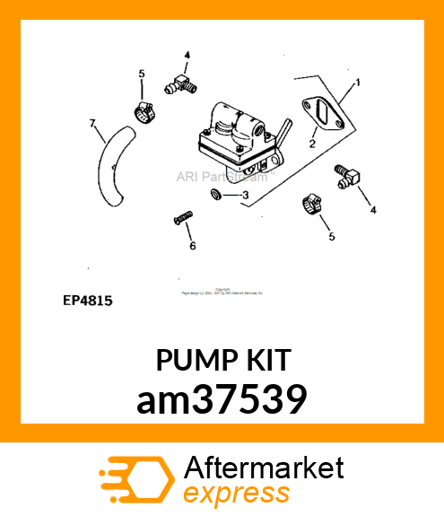 FUEL PUMP ASSY am37539