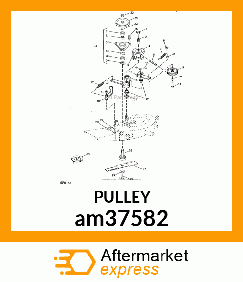 SHEAVE, WELDED amp; RIVETED am37582