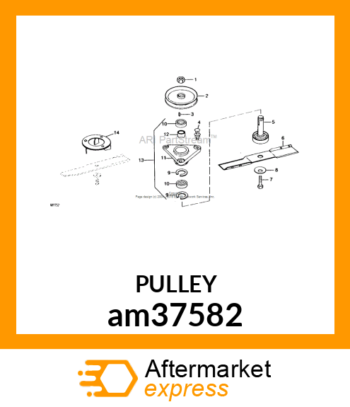 SHEAVE, WELDED amp; RIVETED am37582