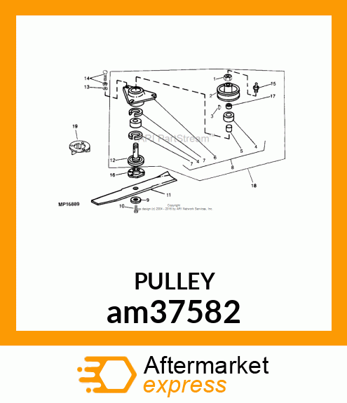 SHEAVE, WELDED amp; RIVETED am37582