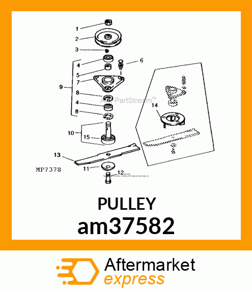 SHEAVE, WELDED amp; RIVETED am37582