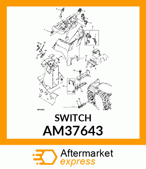 SWITCH, NEUTRAL AM37643