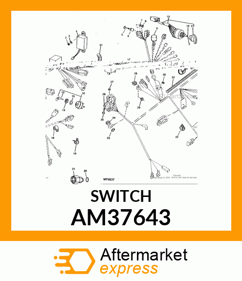 SWITCH, NEUTRAL AM37643