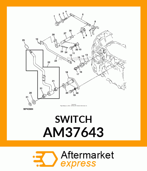 SWITCH, NEUTRAL AM37643